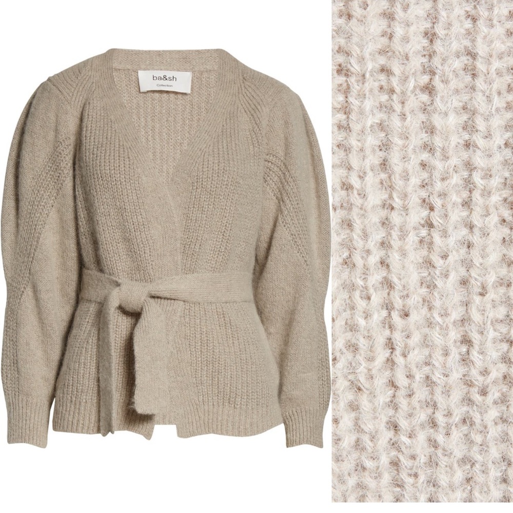 ba&sh
Boris Balloon Sleeve
Wrap Cardigan